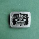 Genuine Jack Daniels Old Time Whiskey Bergamot Pewter Belt Buckle