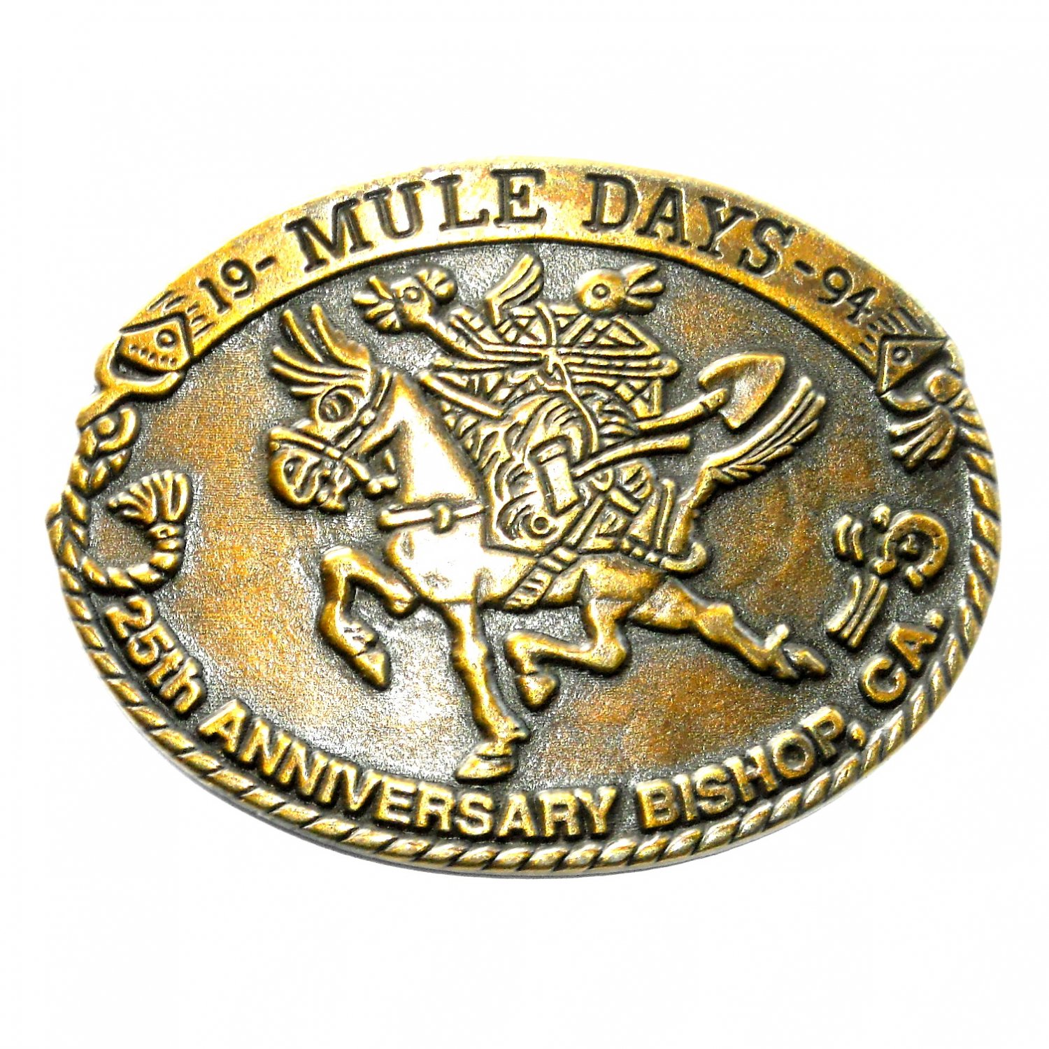 mule belt buckle