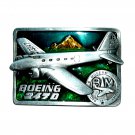 Boeing 247 D 3D Vintage Siskiyou Color Pewter Belt Buckle Boeing 247 D 3D Vintage Siskiyou Color Pewter Belt Buckle