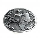 Crown Royal Texas Great American Solid Pewter Belt Buckle