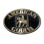 American Godiva Vintage Solid Brass Dyna Belt Buckle