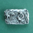 Vintage Siskiyou Pewter Gold Panning Belt Buckle 1981 NIB