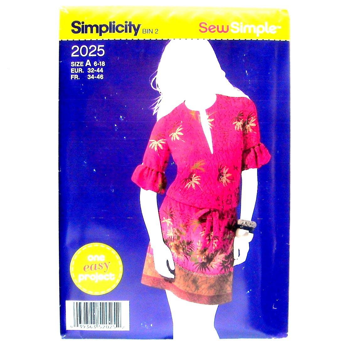 Misses Dress Sew Simple 6 18 Simplicity Sewing Pattern 2025