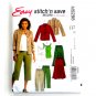Misses Unlined Jacket Top Skirt Pants McCalls Sewing Pattern M5298