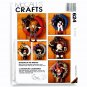 Wreath Witch Scarecrow Leprechaun Vintage McCalls Crafts Sewing Pattern 624