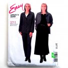 Shirt Top Pull on Pants Skirt 16 - 22 Easy McCall's Sewing Pattern 3711