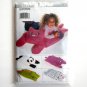Animal Pillow Pals Covers Vintage Butterick Sewing Pattern 4224