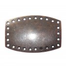 Western Design Rogers Whitley Antique Brass Color Belt Buckle