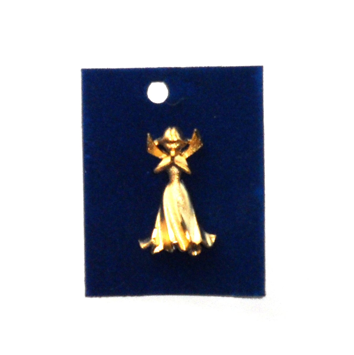 Angel 3D Gold Color Brass Brooch Pin Christmas Xmas Jewelry