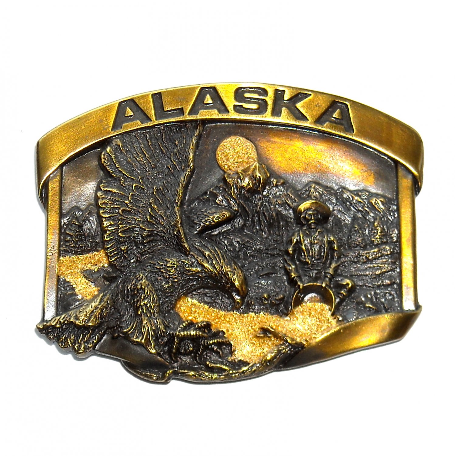 Alaska Vintage 1984 Siskiyou Bergamot US Belt Buckle