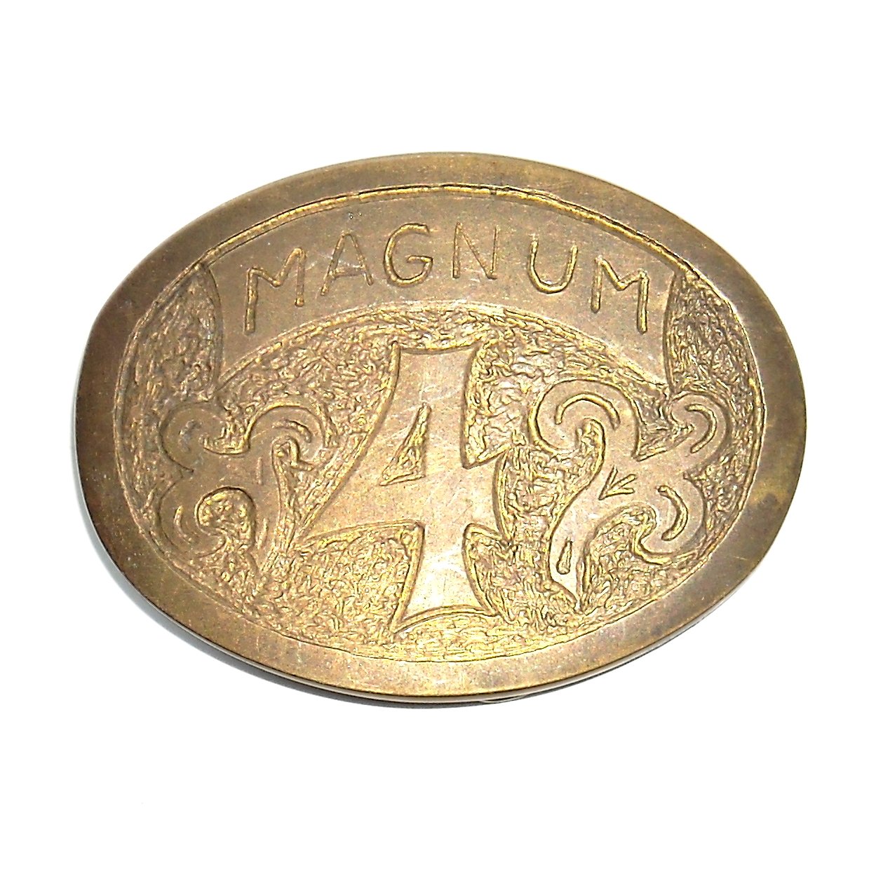 Magnum 4 BTS Solid Brass Vintage Belt Buckle