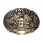 Concho Indian School Oklahoma ADM Brass Vintage Belt Buckle