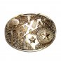 Texas Lone Star State ADM Brass Vintage Belt Buckle