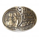 1982 Tulip Time Pella Iowa ADM Solid Brass Vintage Belt Buckle 1982 Tulip Time Pella Iowa ADM Solid Brass Vintage Belt Buckle