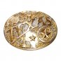 Texas Armadillo Lone Star State ADM Vintage Silver Gold Color Belt Buckle