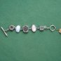Lucky Brand Silver Tone Semi Precious Stone Bracelet NWT