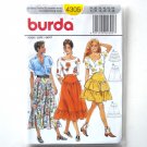 Misses Womens Skirts Burda Sewing Pattern 4305