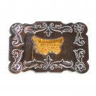 Vintage Chuckwagon Silver Color Belt Buckle Vintage Chuckwagon Silver Color Belt Buckle