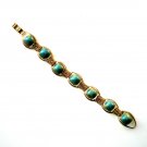 Fossil Silver Turqouise Color Bracelet