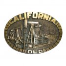 California Black Gold ADM Award Design Solid Brass Vintage Belt Buckle California Black Gold ADM Award Design Solid Brass Vintage Belt Buckle