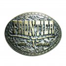 Vintage Frontier Hotel Las Vegas Brass Belt Buckle