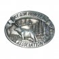 1984 Oregon Hunters Association Vintage Pewter Belt Buckle