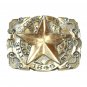 Texas State Seal ADM Solid Brass Vintage Belt Buckle