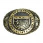 Arizona State Great Seal Tony Lama Solid Brass Belt Buckle