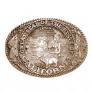 California Great Seal Of The State Tony Lama Solid Brass Belt Buckle California Great Seal Of The State Tony Lama Solid Brass Belt Buckle