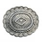 Southwestern Design Ege 1993 Vintage Pewter Belt Buckle