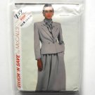 Jacket & Skirt 14 16 18 Vintage Stitch 'N Save McCall's Sewing Pattern 9297