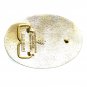 Number One Dad Fathers Day Vintage ADM Solid Brass Belt Buckle