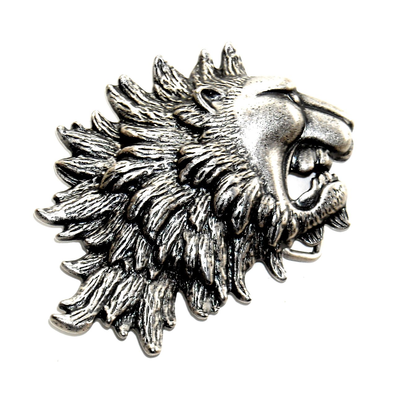 Lion Head 3D Belt Buckle