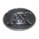 AX Silver Color Armani Exchange Belt Buckle