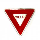 Yield Sign Great American Products Belt Buckle Yield Sign Great American Products Belt Buckle