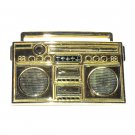 Boombox Brass Color Belt Buckle