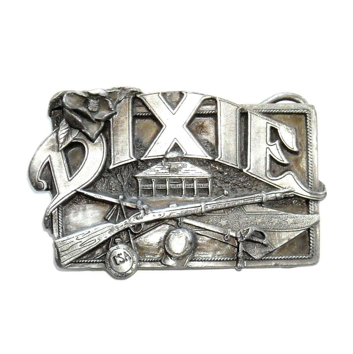 VTG. I'D RATHER BE FISHING BELT BUCKLE GREAT AMERICAN BUCKLES