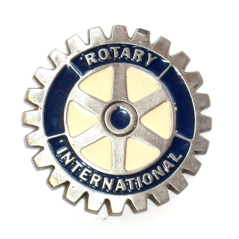 The Wheel Vintage Rotary International 3D Belt Buckle