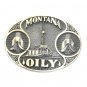 Montana OILY Award Design Solid Brass Vintage Belt Buckle
