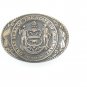 Delaware State Seal Tony Lama First Edition Solid Brass US Belt Buckle