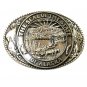 Alaska State Seal Tony Lama Solid Brass US Belt Buckle