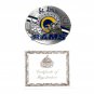 ST Louis Rams 3D Vintage Siskiyou Bergamot Pewter US Belt Buckle