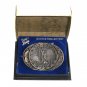 Vintage Virginia State Seal Tony Lama First Edition Brass Belt Buckle