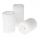 Flameless Vanilla Scented Pillar Candles Set of three