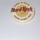 Hard Rock Cafe Pin "NO DRUGS OR NUCLEAR WEAPONS INSIDE"