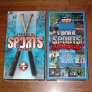 Century of Sports Bloopers, Vol. 1 AND Outrageous Sports Pranks Vol. 1 VHS TAPES
