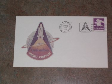 Space Shuttle Columbia Young Crippen STS-1 1981 envelope Kennedy Space Center
