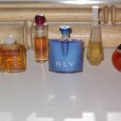 CHARMING COLLECTION SMALL PERFUME BOTTLES, OPIUM,BURBERRYS,BLV,DESTINY,BOUCHERON