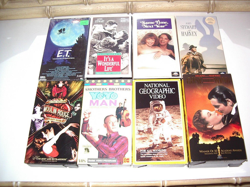 Lot of VHS tapes MOVIES, DOCUMENTARIES, Something for everyone!