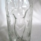 Libby Libbey La Femme Clear Glass Vase Female Nudes Muses Goddesses